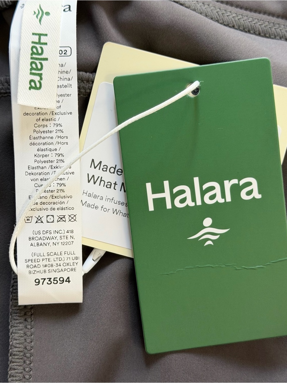 HALARA | Dark Gray Straight Leg Cargo Pants New - Picture 6 of 9